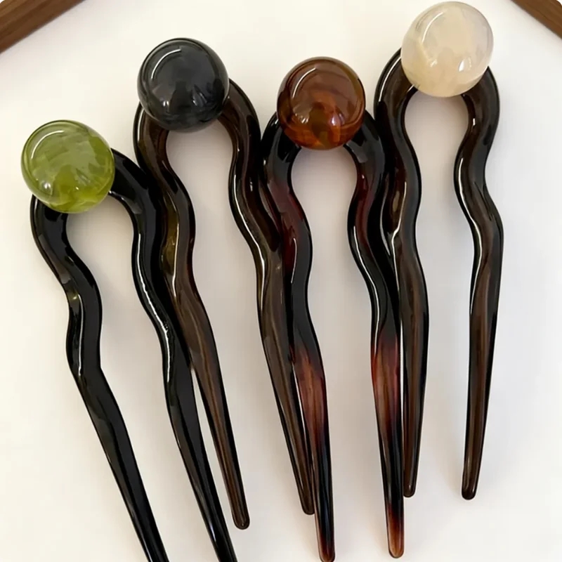 Pearl Hair Pin - Kolorowe perłowe spinki do włosów w