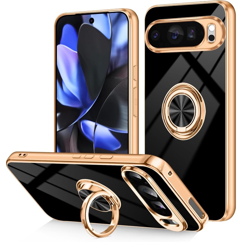 Wrap Ring Gold - Modny, smukły, miękki pokrowiec na telefon