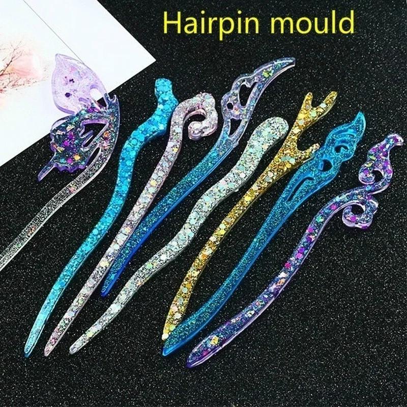 Pearl Hair Pin - Nowa Przezroczysta Forma Silikonowa do Włosów