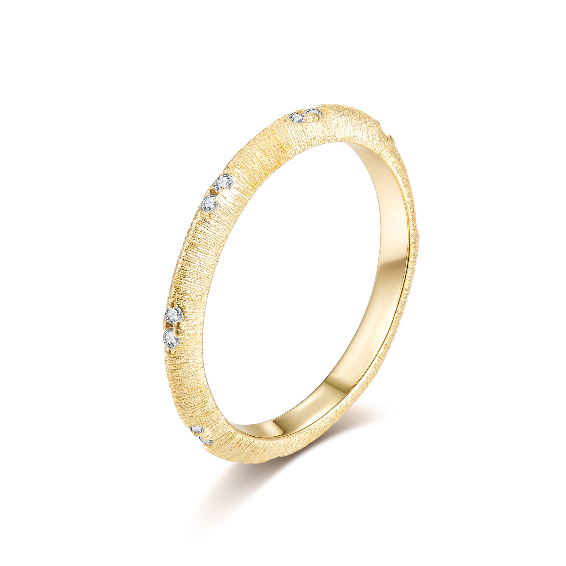 Women'S Affordable Accessories - Pierścionek z moissanitem, wykonany ręcznie w