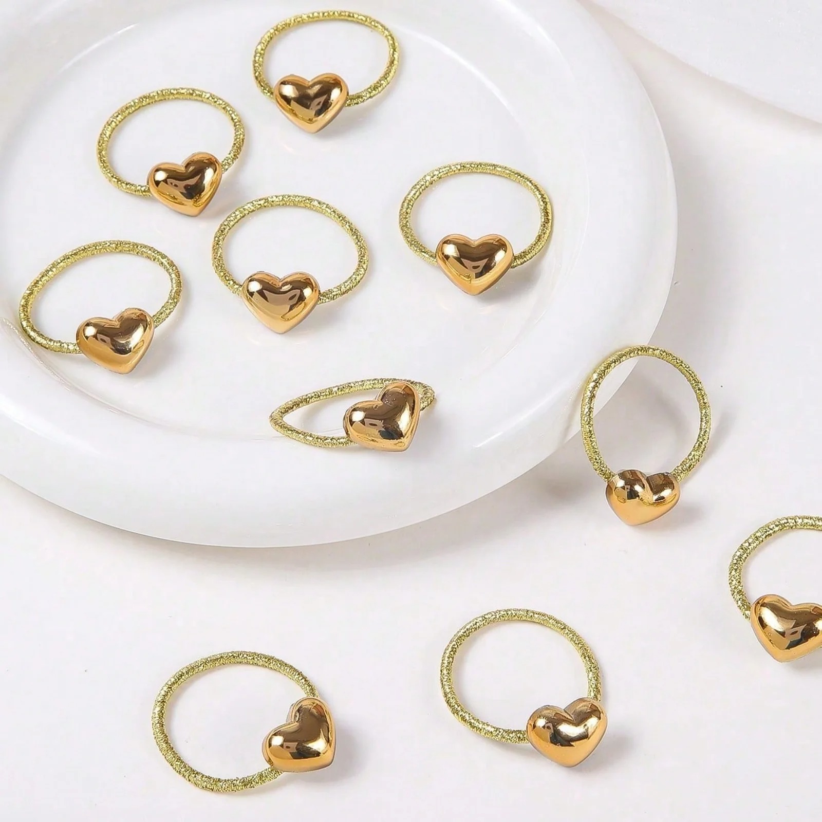 10 szt. Złote Pierścienie do W – Wrap Ring Gold recenzja i cena