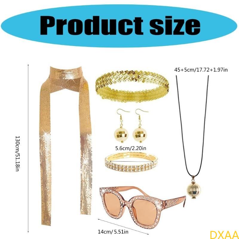 DXAA 60s 70s 80s Disco Akcesor – Women'S Accessories In The 60S recenzja i cena