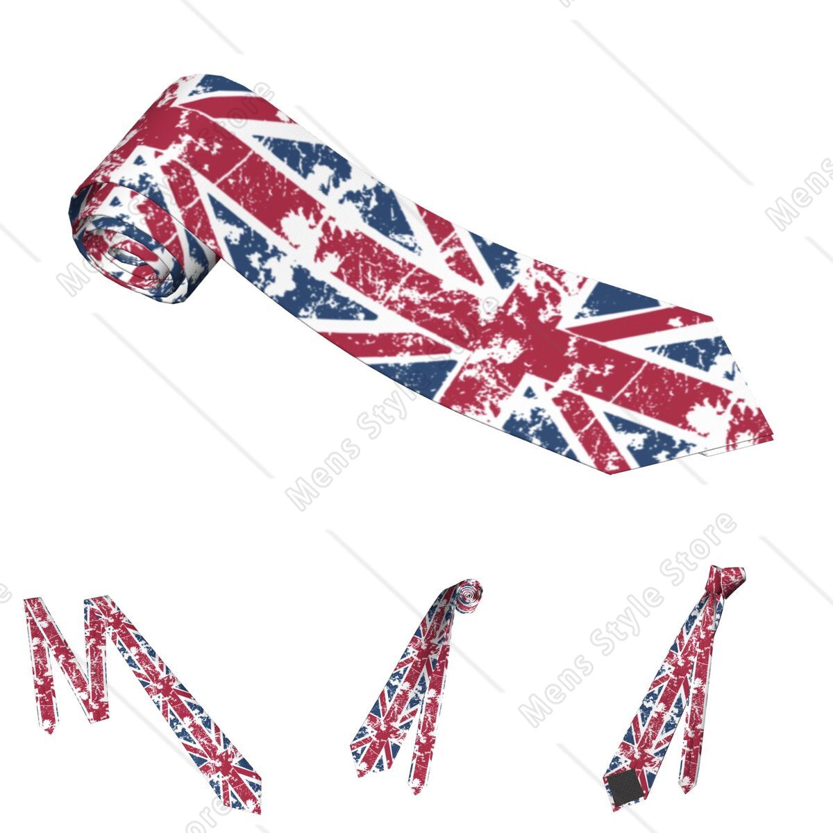 Krawaty z flagą Union Jack dla – Women'S Accessories Uk recenzja i cena