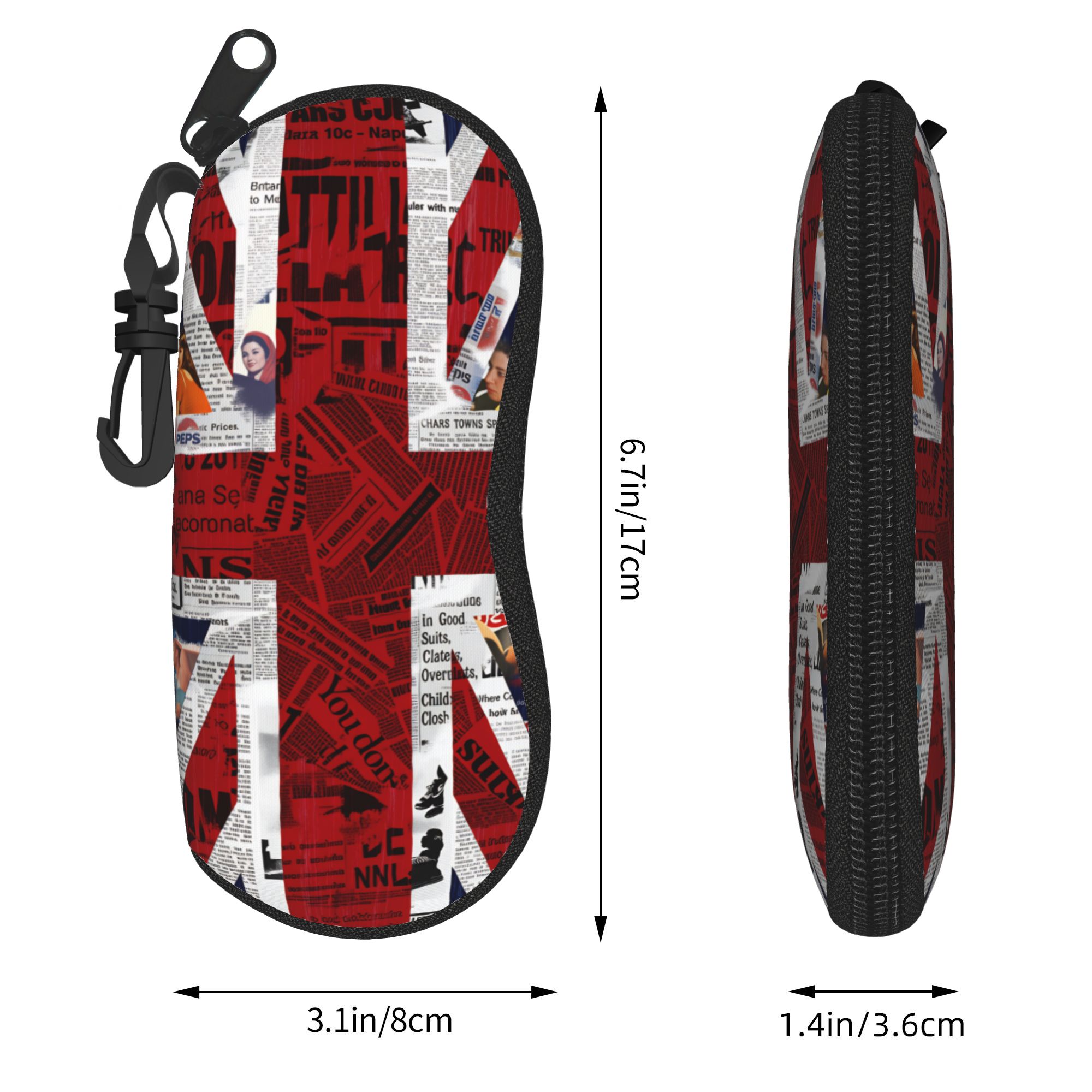 Etui na okulary z motywem bryt – Women'S Accessories Uk recenzja i cena