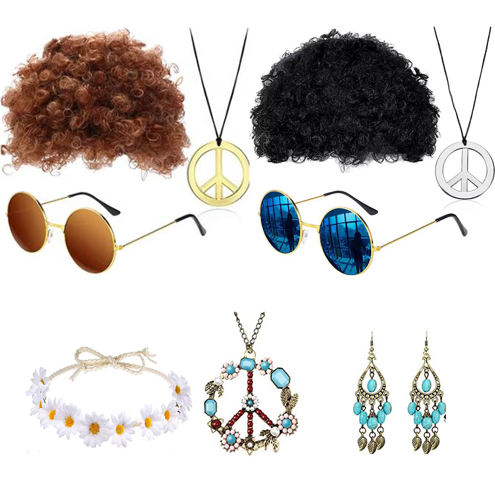 Zestaw akcesoriów hippie lata  – Women'S Accessories In The 60S recenzja i cena