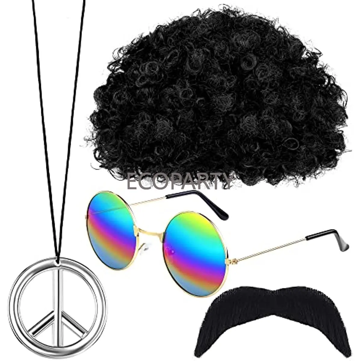 Akcesoria do kostiumu hippie L – Women'S Accessories In The 60S recenzja i cena