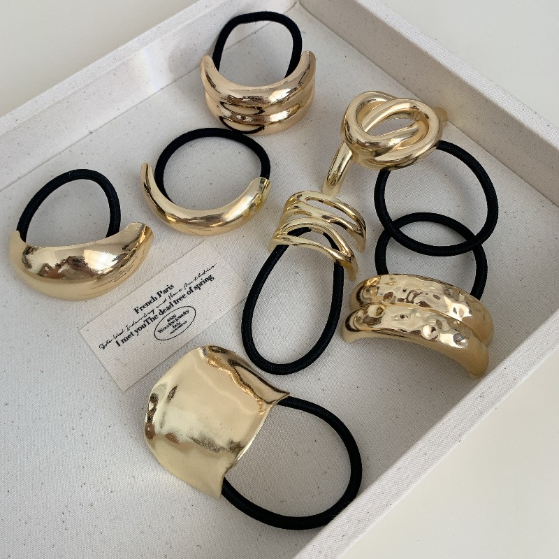 Metalowe geometryczne gumki do – Wrap Ring Gold recenzja i cena