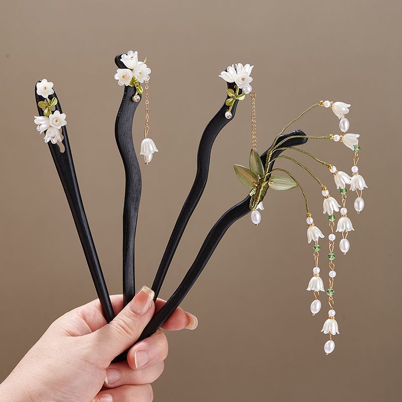 Drewniana spinka do włosów w s – Pearl Hair Pin recenzja i cena