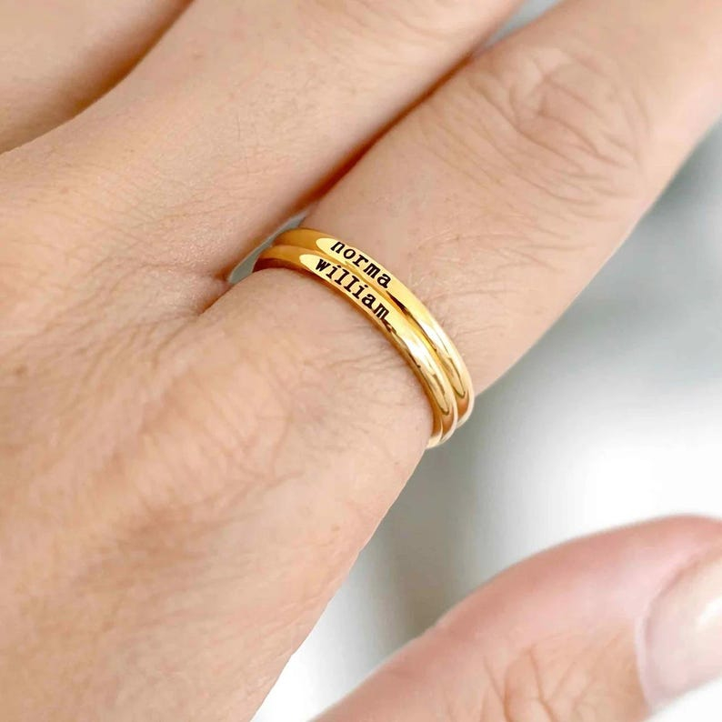 Personalizowane Pierścionki z  – Wrap Ring Gold recenzja i cena