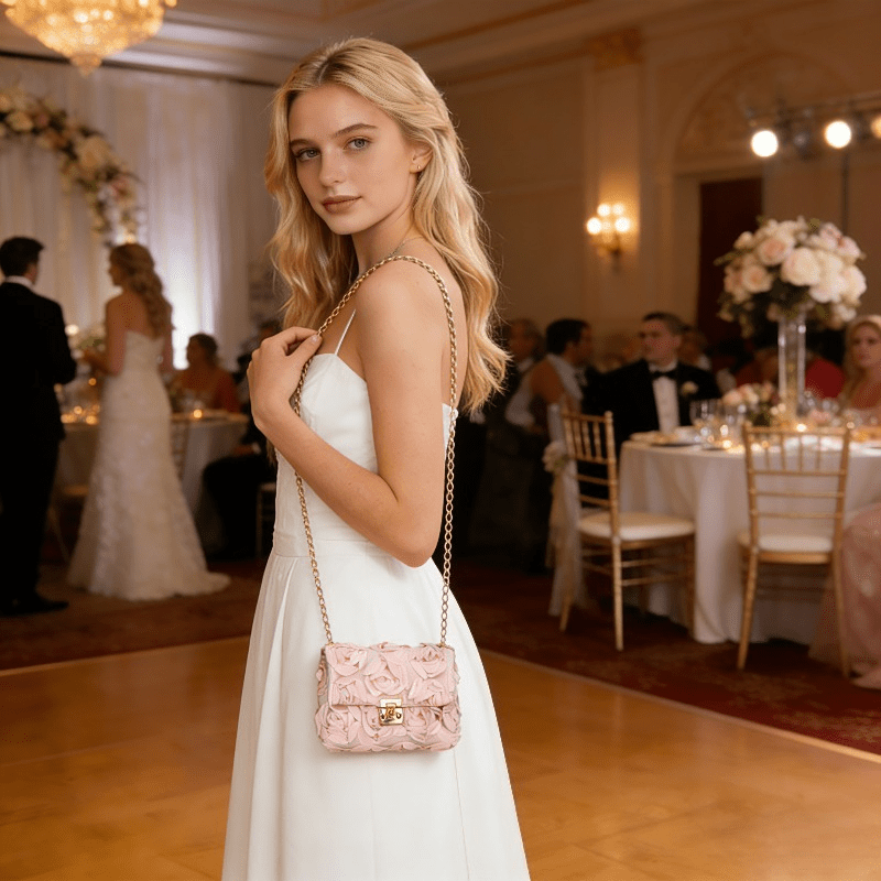 Satynowa torebka wieczorowa 3D – Women'S Accessories Purse recenzja i cena