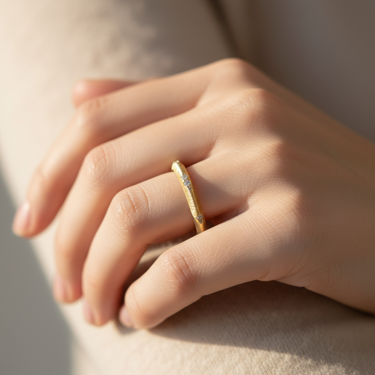 Pierścionek z moissanitem, wyk – Women'S Affordable Accessories recenzja i cena