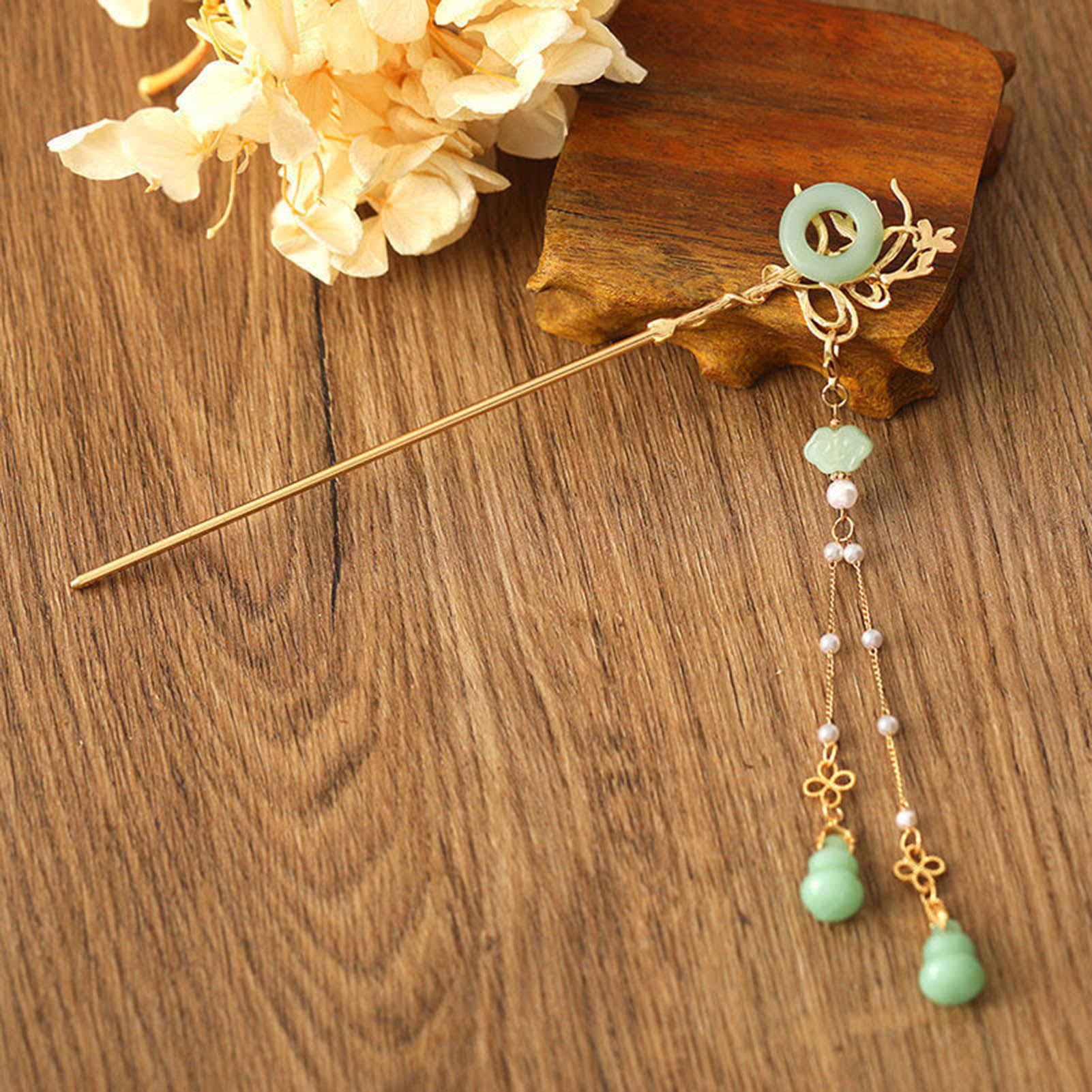 Szklana spinka do włosów w sty – Pearl Hair Pin recenzja i cena