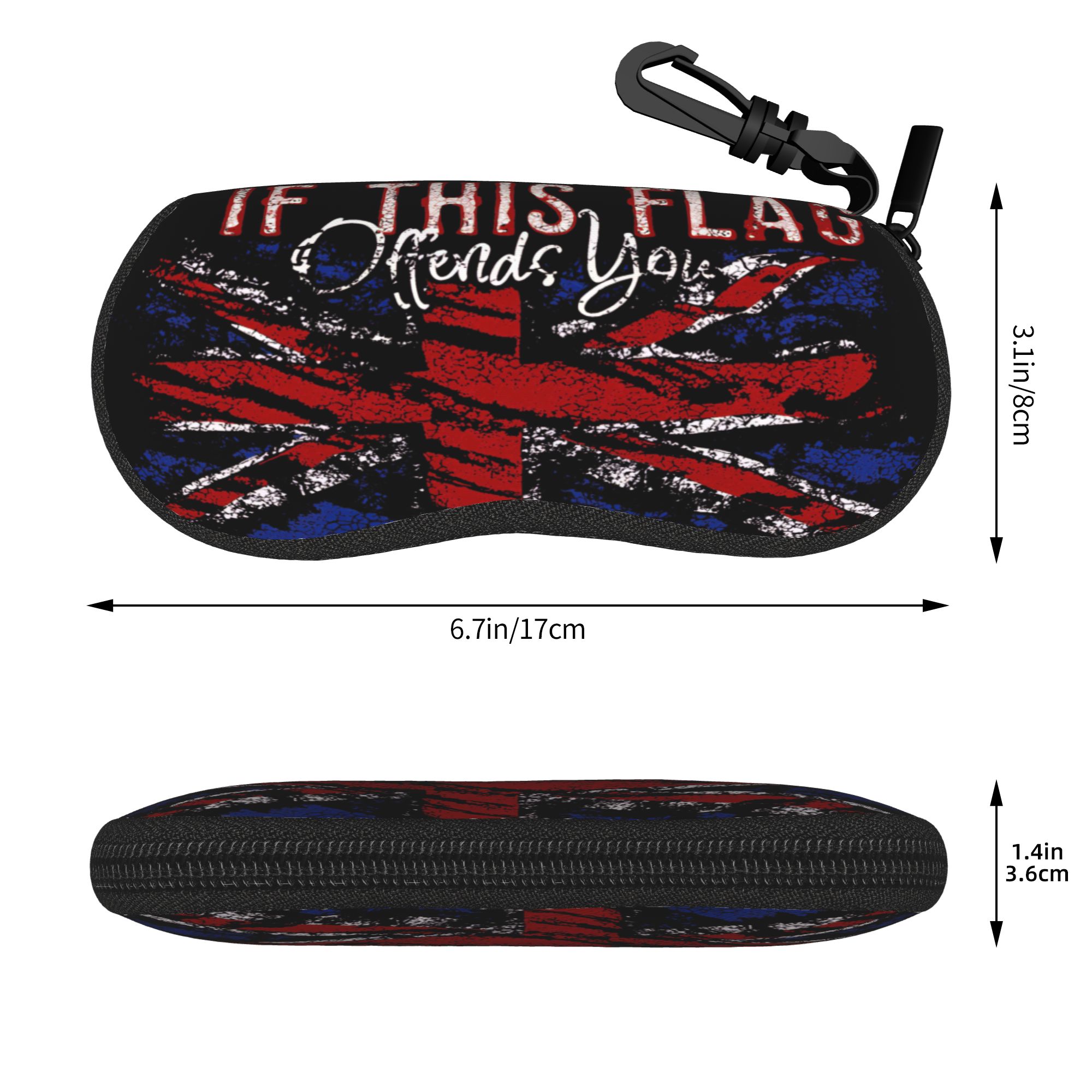 Etui na okulary z motywem bryt – Women'S Accessories Uk recenzja i cena