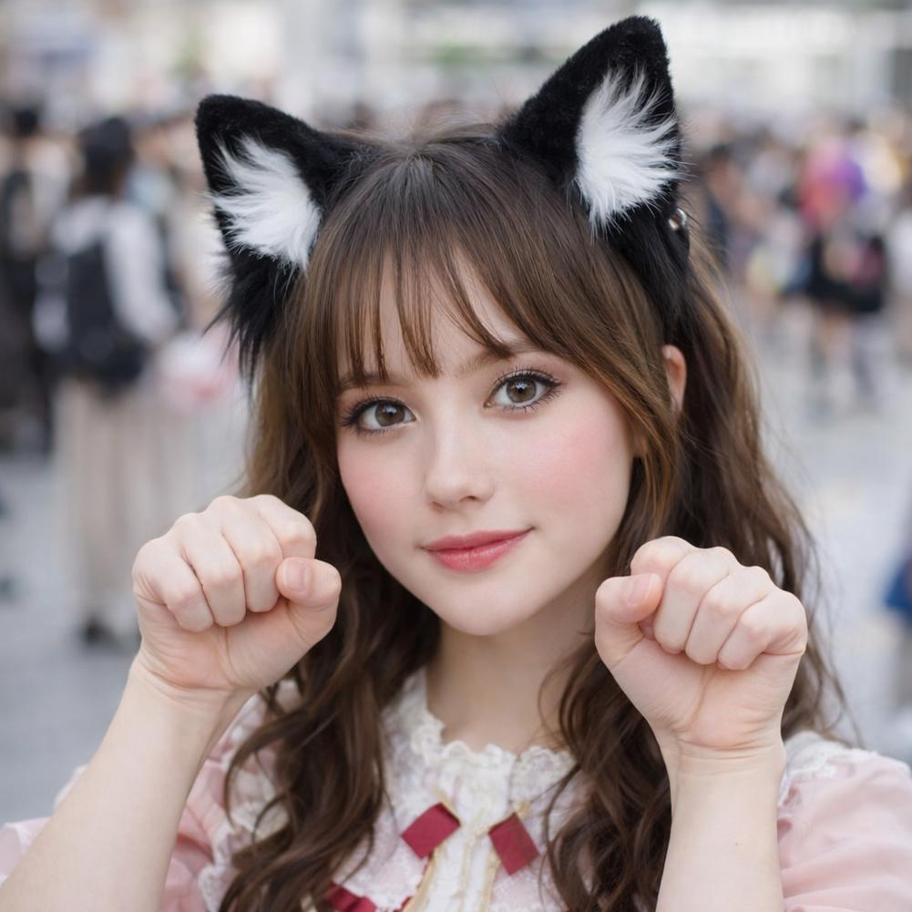 Pluszowa opaska na głowę z koc – Women Accessories Photos recenzja i cena