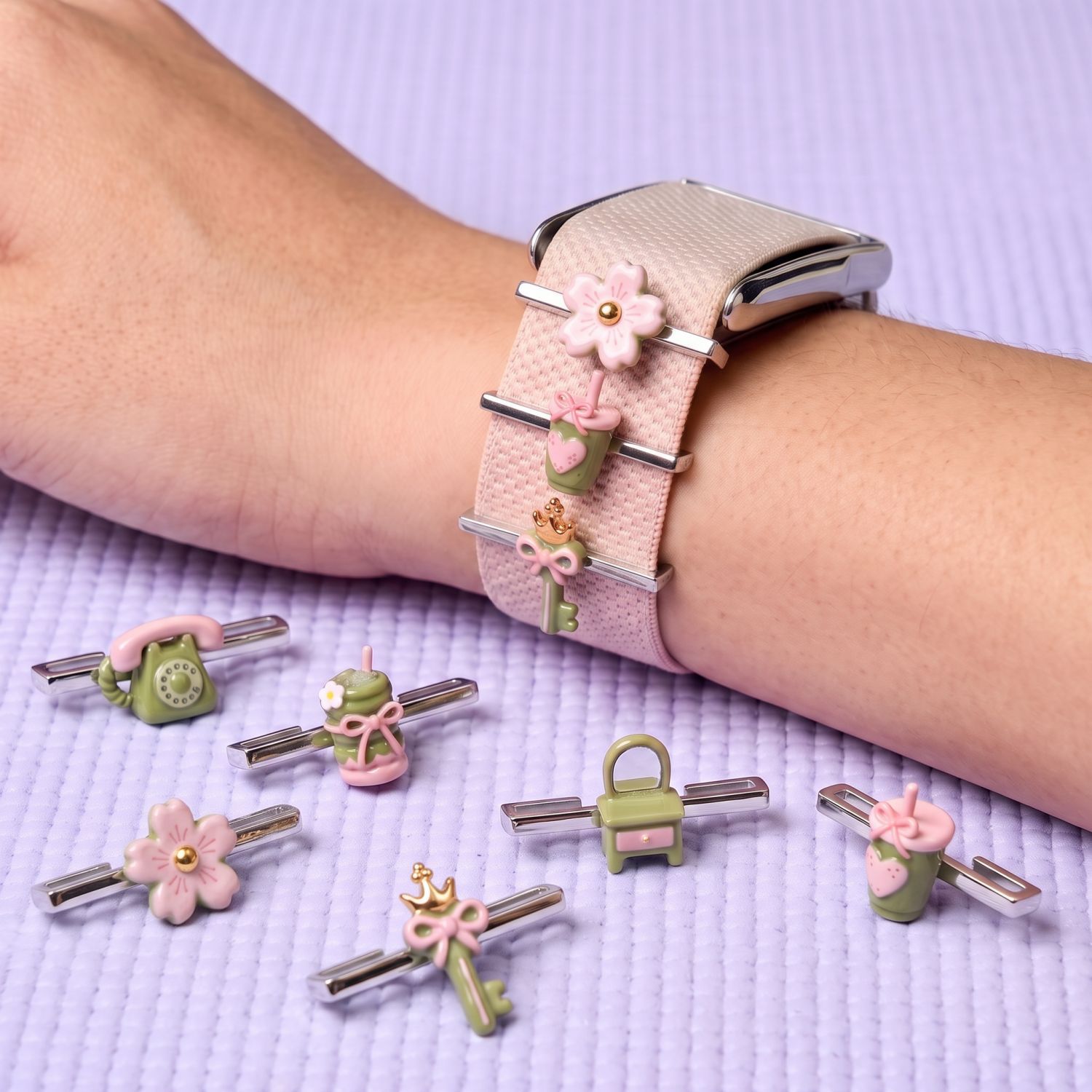 Pastelowy zielony zegarek z br – Women Accessories In English recenzja i cena