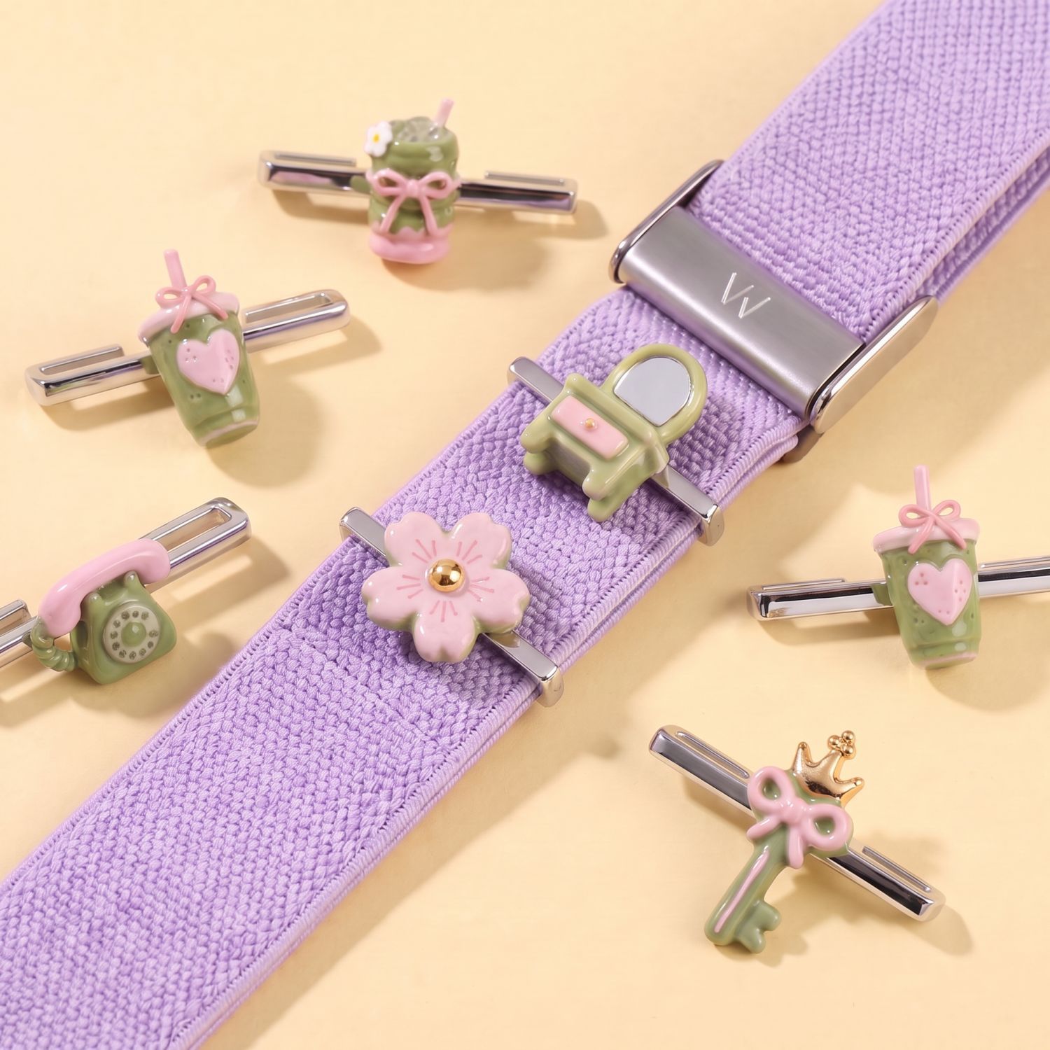 Pastelowy zielony zegarek z br – Women Accessories In English recenzja i cena