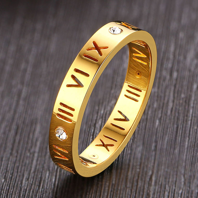 Pusty cyfra rzymska pierścione – Wrap Ring Gold recenzja i cena